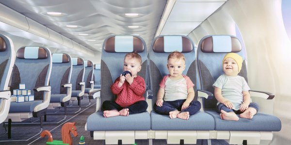 Voyager en avion avec enfants ou bébé - ALGOFLY