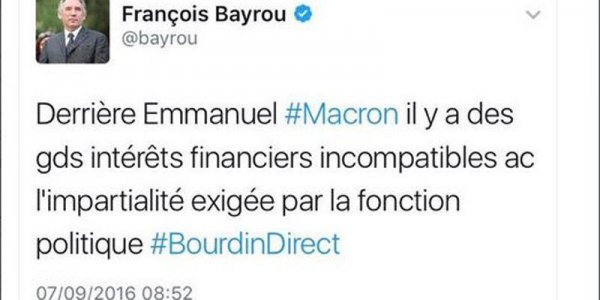 De critique à soutien d'Emmanuel Macron, le revirement de François Bayrou