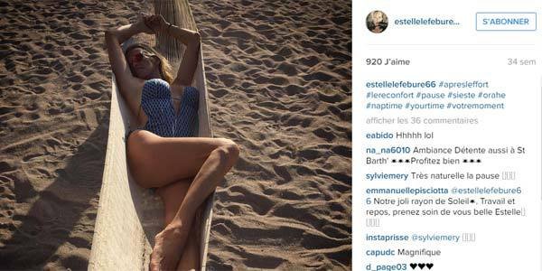Estelle Lefebure fait le show sur Instagram : 10 photos oulala !