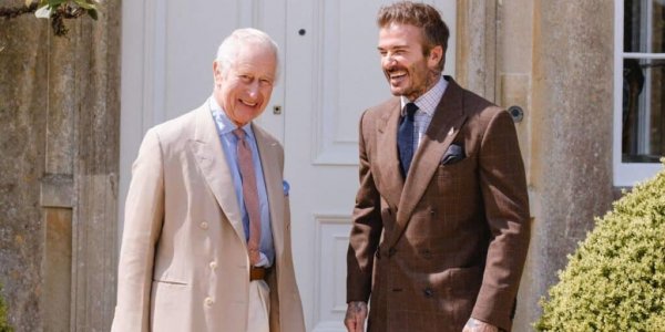 Charles III atteint d’un cancer : fou rire avec David Beckham, son nouvel « ambassadeur »
