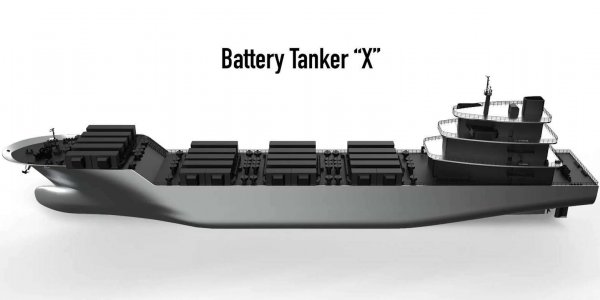 Battery Tanker X, un « pétrolier » qui transporte de l'énergie propre