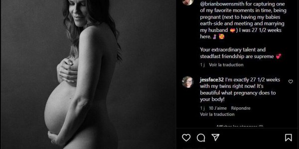 Hilary Swank maman de jumeaux : nue, noir et blanc… L'actrice dévoile une photo inédite de sa grossesse