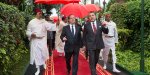 Le 3 avril 2013, avec le roi Mohammed VI à Casablanca