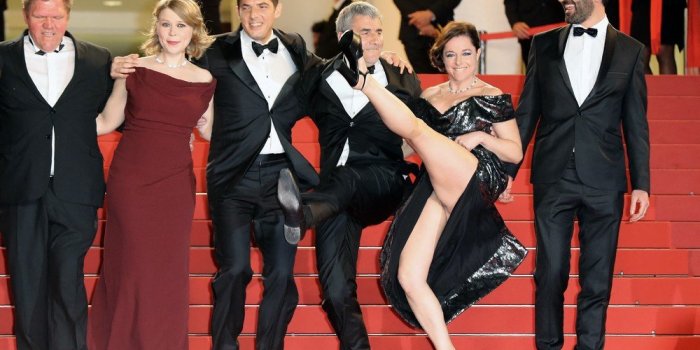 Laure Calamy : ce jour o&ugrave; elle a d&eacute;voil&eacute; sa culotte au Festival de Cannes