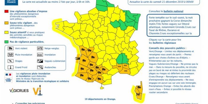 Inondations, vents violents : la tempête Fabien va balayer la France ce week-end
