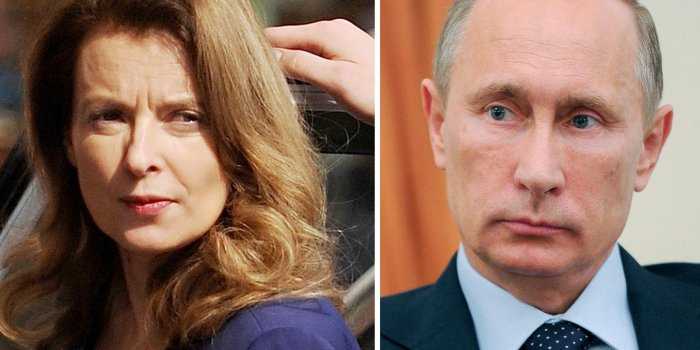 Valérie Trierweiler indignée par les propos de Vladimir Poutine