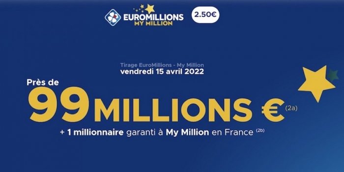 EuroMillions FDJ : une cagnotte exceptionnelle de 99 millions d’eurosà remporter ce vendredi