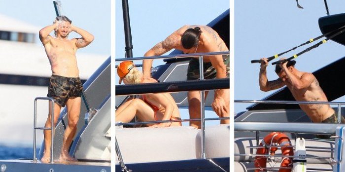 Yacht de luxe &agrave; Saint-Tropez et plongeon en famille : les photos de vacances de Zlatan Ibrahimovic