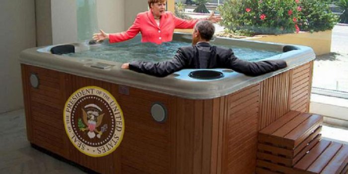 Les d&eacute;tournements les plus dr&ocirc;les de Merkel et Obama discutant