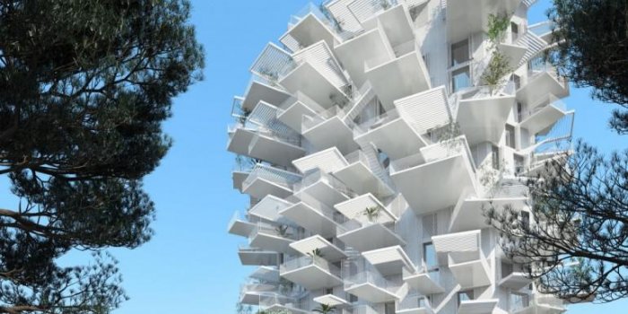 Photos : d&eacute;couvrez l'&eacute;trange immeuble qui va s'installer &agrave; Montpellier