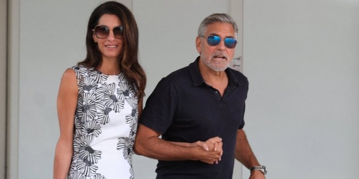 George et Amal Clooney complices &agrave; Venise : les plus belles photos du couple