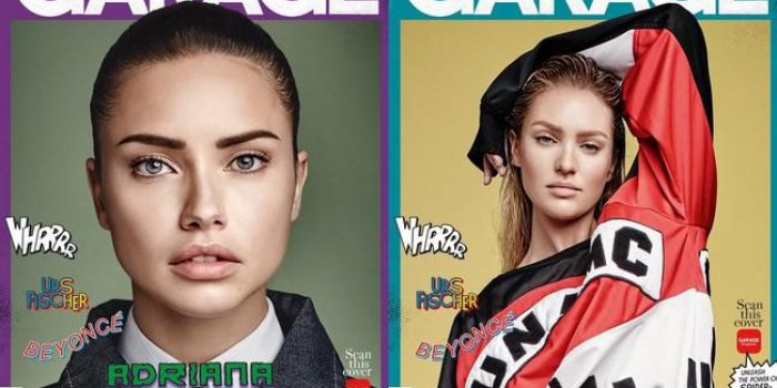  Adriana Lima, Candice Swanepoel et Karlie Kloss en super-h&eacute;ro&iuml;nes Marvel pour Garage Magazine