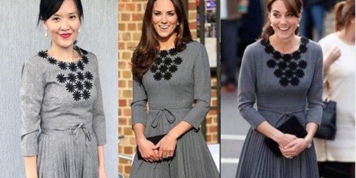 Photos : cette fan reproduit les looks de Kate Middleton &agrave; petit prix