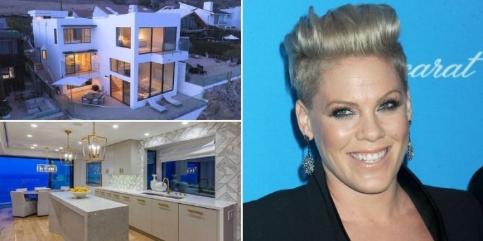Pink : la chanteuse s&rsquo;est offert une sublime villa en bord de mer pour 13,7 millions de dollars !