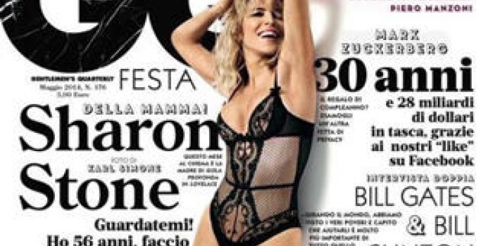 Sharon Stone, 56 ans, en body et plus sexy que jamais en Une du GQ italien