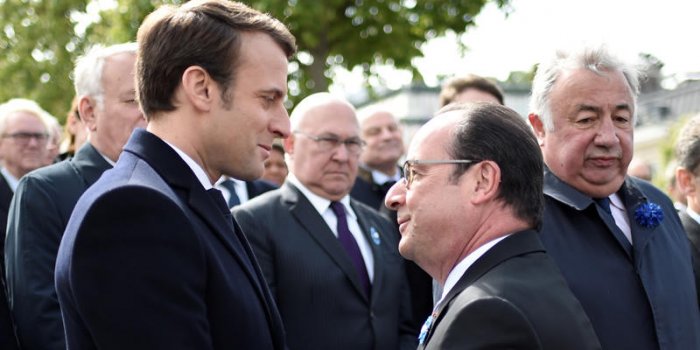 Fran&ccedil;ois Hollande : ses premiers mots &agrave; Emmanuel Macron, &eacute;lu pr&eacute;sident
