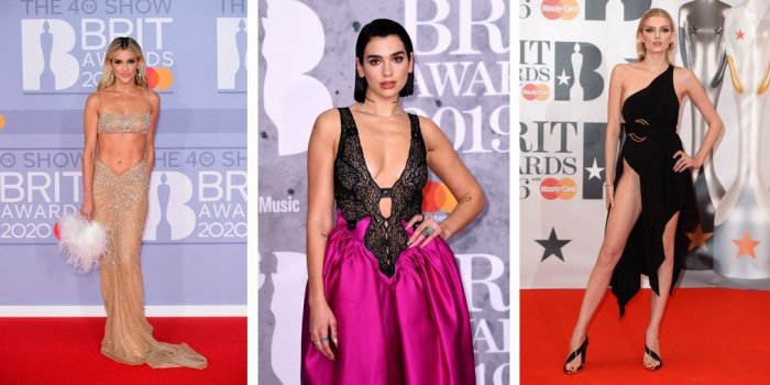 Robes fendues et d&eacute;collet&eacute;s sexy : retour sur les looks os&eacute;es des BRIT Awards
