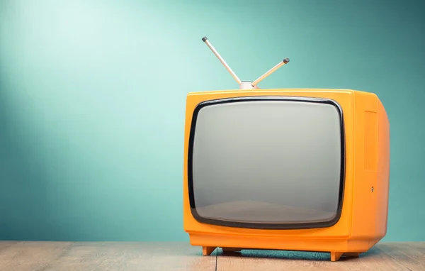 A vintage television set