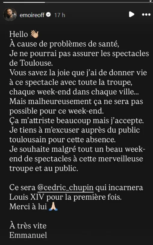 Instagram Emmanuel Moire