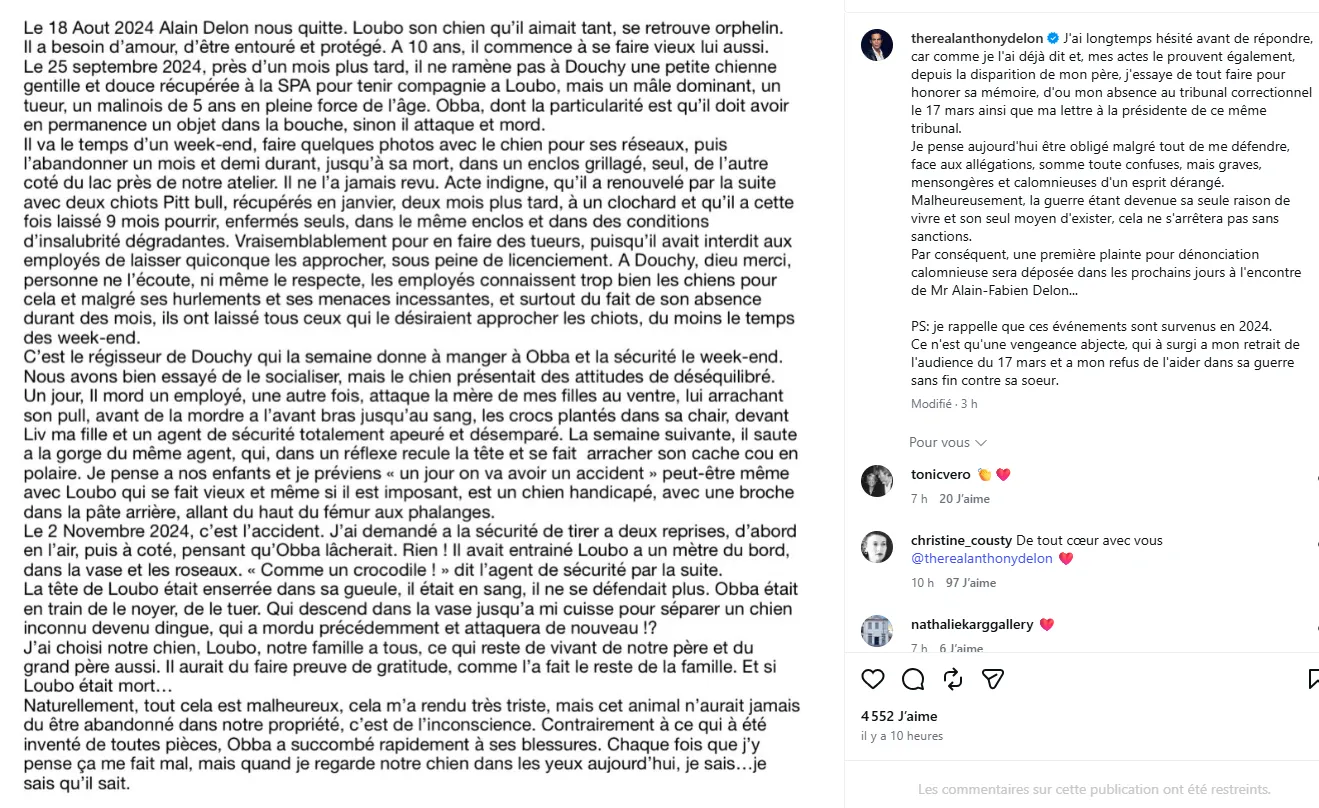 Instagram Anthony Delon