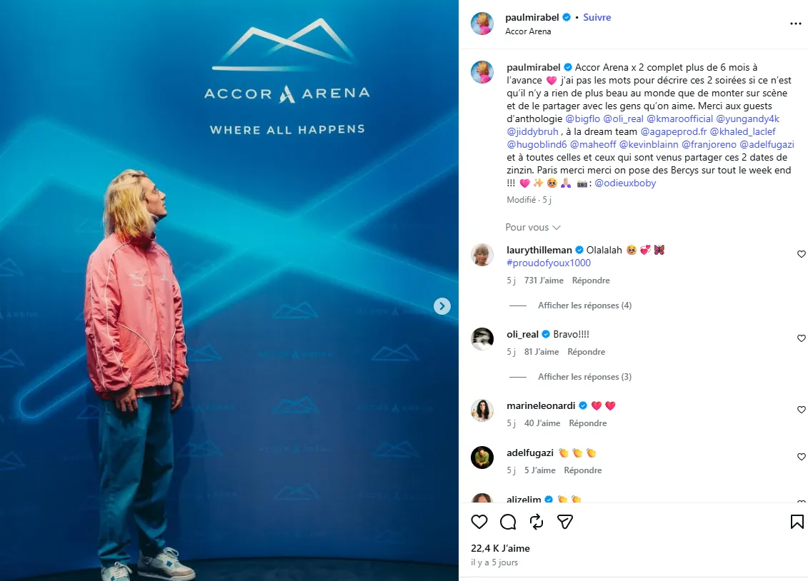 Instagram Paul Mirabel