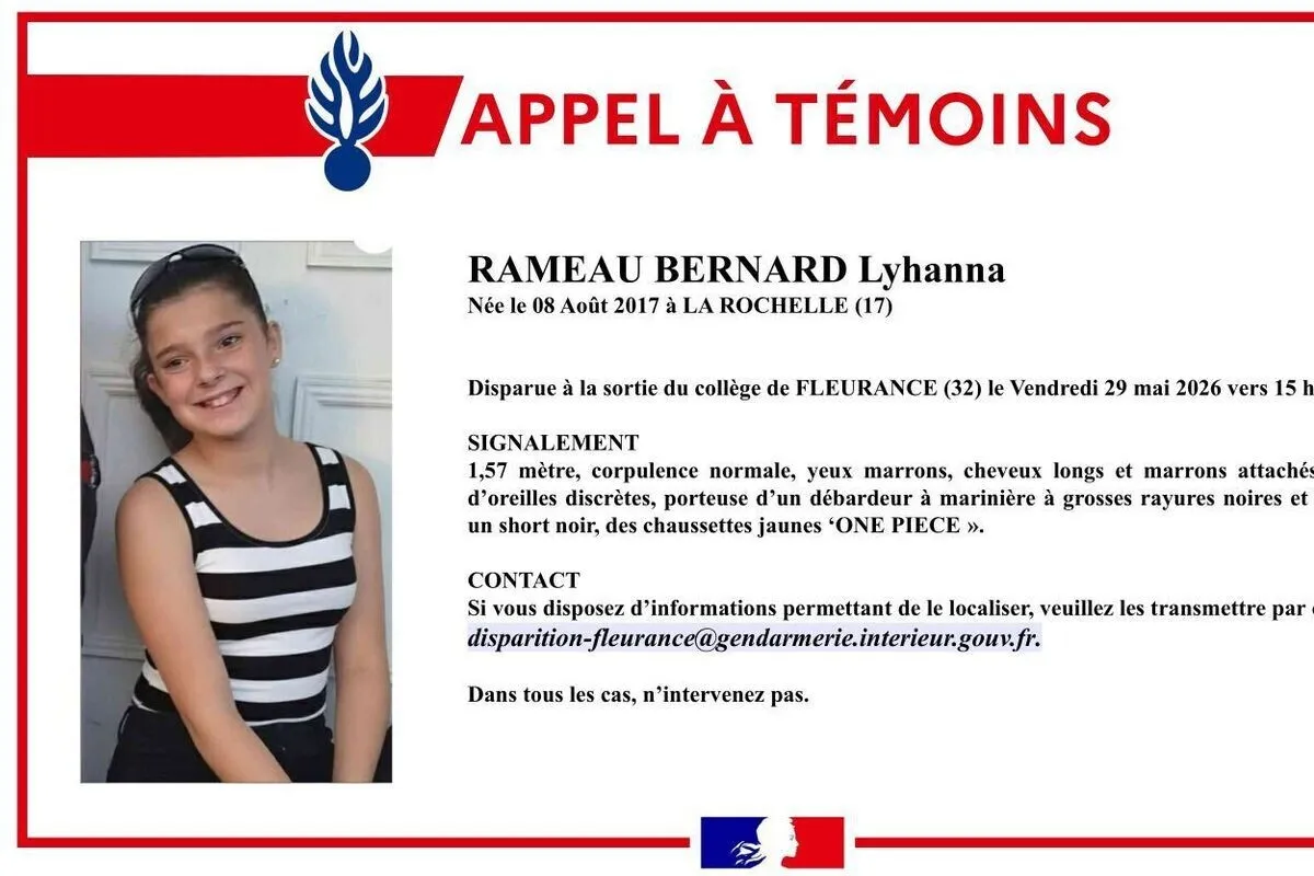 Appel à témoins Lyhanna