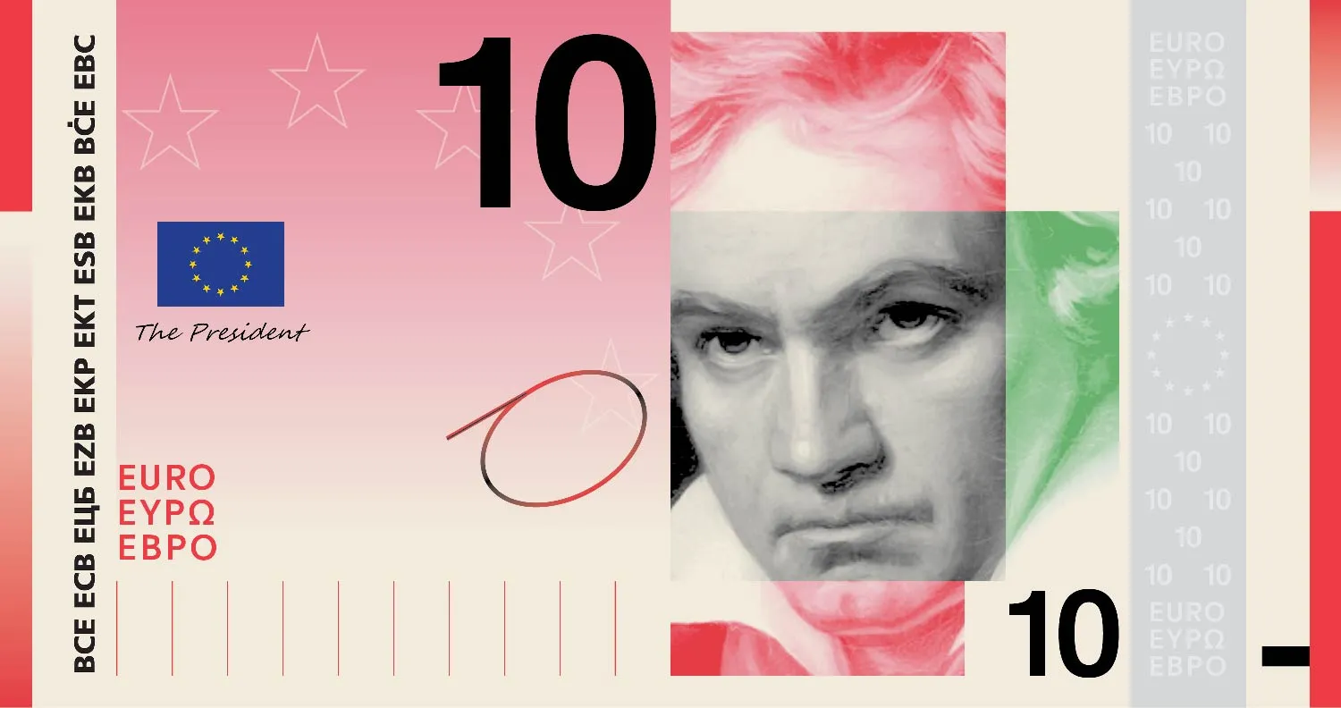 Billet 10 euros Beethoven