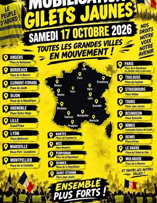 Affiche Gilets Jaunes