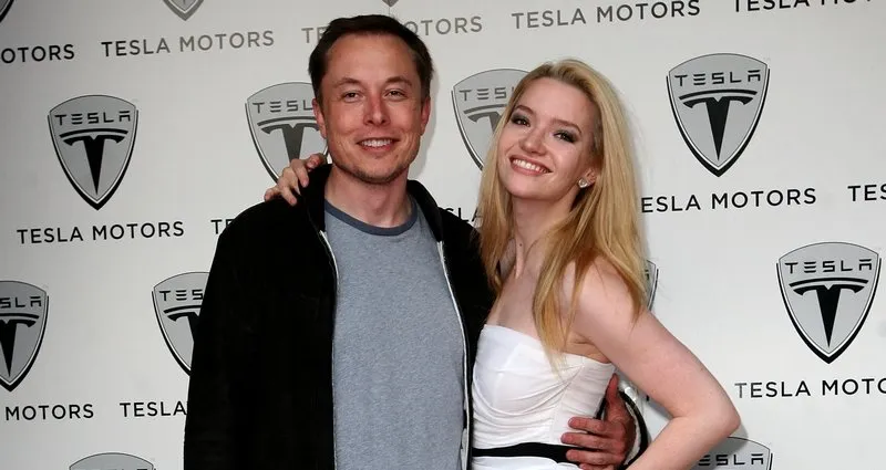 talulah riley and fiance elon musk attend the launch party for high performance electric car brand tesla motors ltd in london, uk on june 25, 2009 photo by brian o'sullivan pa photos abacapresscom , 588204 001 londres london royaume uni united kingdom