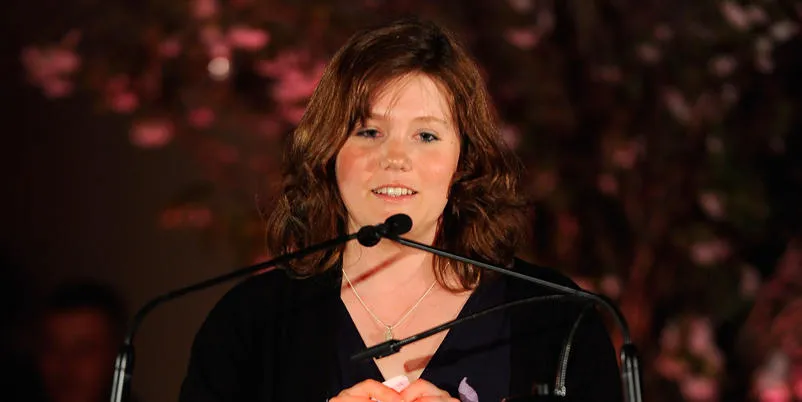 new york, ny - march 09  jaycee lee dugard speaks onstage at the 3rd annual diane von furstenberg awards at the united nations on march 9, 2012 in new york city  andrew h walker getty images afp