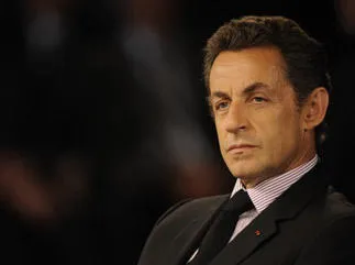 le président français nicolas sarkozy assiste à une conférence lors d'une visite consacrée à la sécurité à nice, dans le sud de la france, le 21 avril 2009 photo par mehdi taamallah abacapresscom