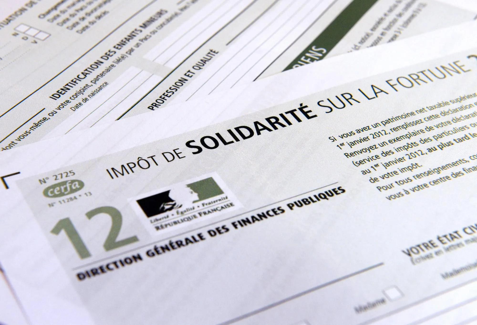 fiscalité impots fortune isf