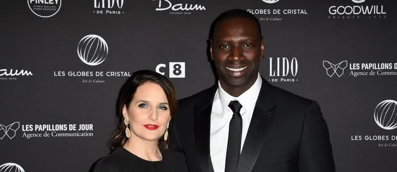 omar sy et helene sy lors de la soiree des globes de cristal au lido a paris, france, le 30 janvier 2017 photo by alban wyters abacapresscom , 580342 001 paris france