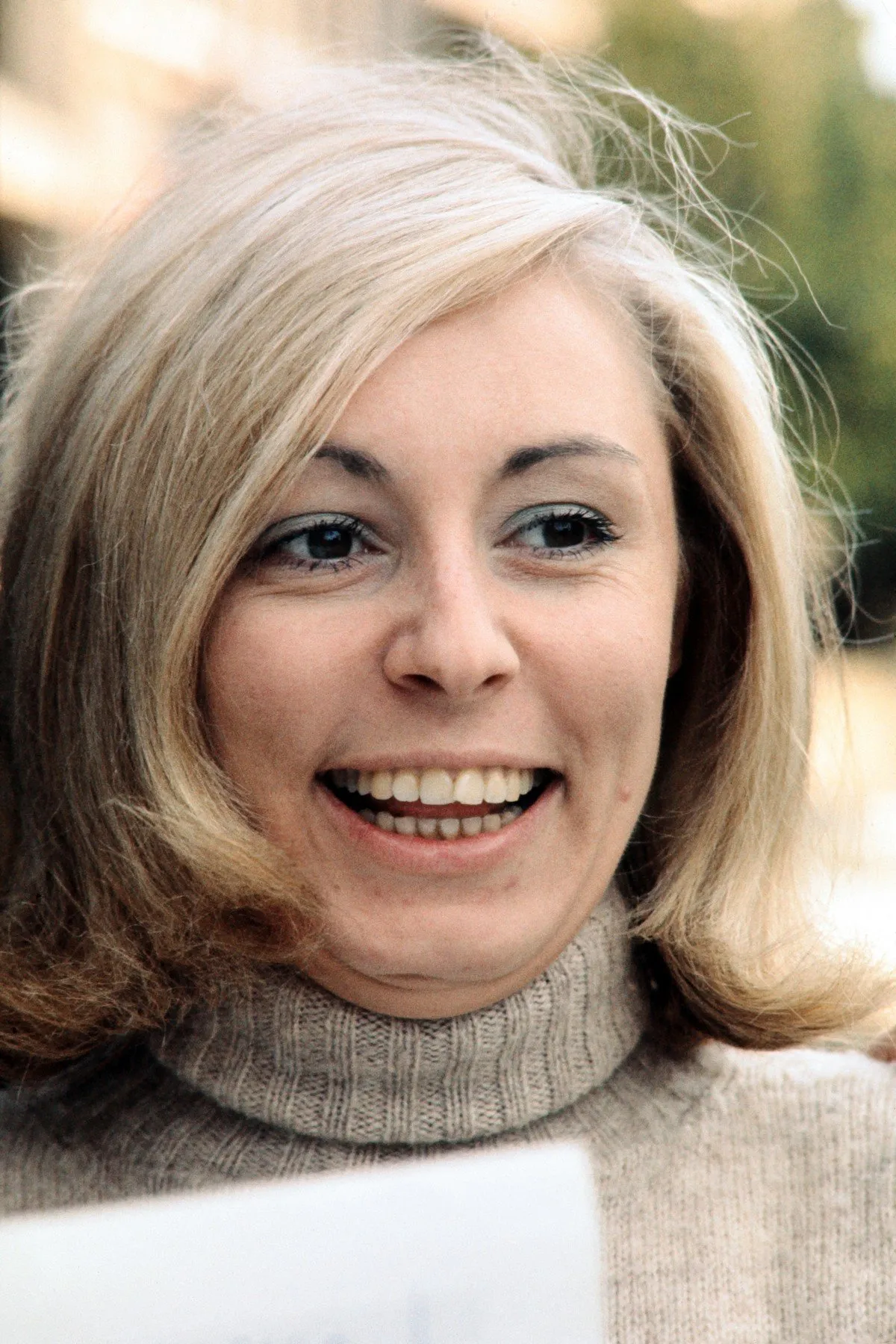 portrait taken in october, 1970 in nice, southern france, shows french singer georgette lemaire smiling afp photo (photo by stringer   afp)