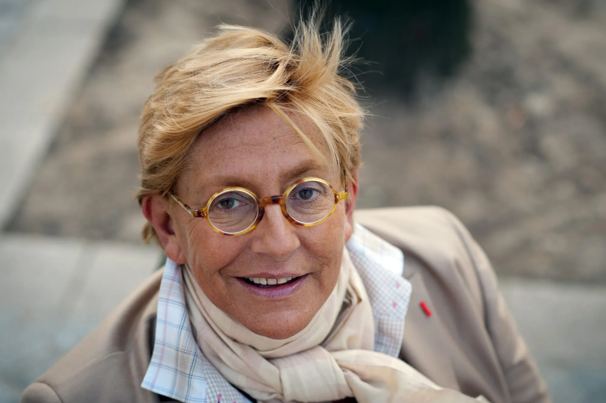 la présidente du conseil général des hauts-de-seine, isabelle balkany, pose le 16 mars 2011 à levallois-perret afp photo   martin bureau