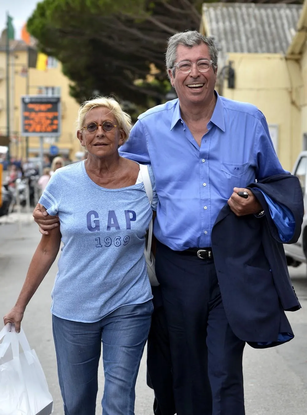 patrick et isabelle balkany en vacances - saint tropez