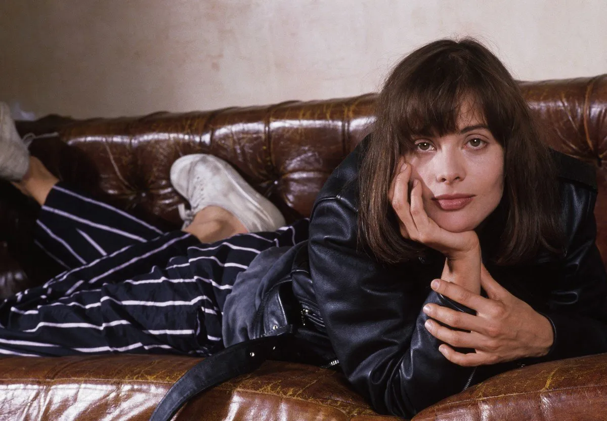 actress marie trintignant poses at her home in paris, france, on november 1987 photo by pascal baril abacapresscom , 549247 003 paris france