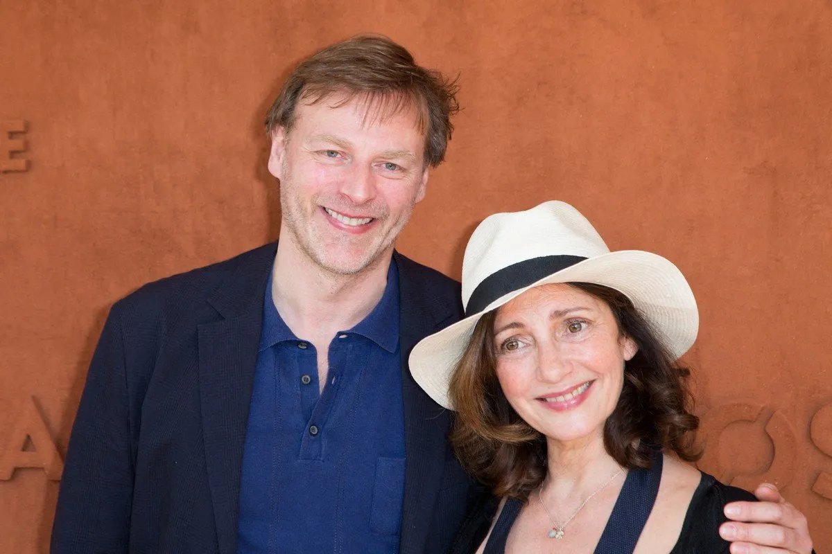 valerie karsenti and francois feroleto in village during french tennis open at roland-garros arena on june 01, 2019 in paris, france photo by nasser berzane abacapresscom , 685612 056 paris france