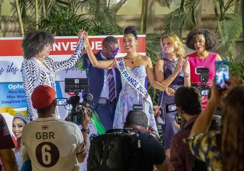 miss france 2020 returns to homeland in guadeloupe