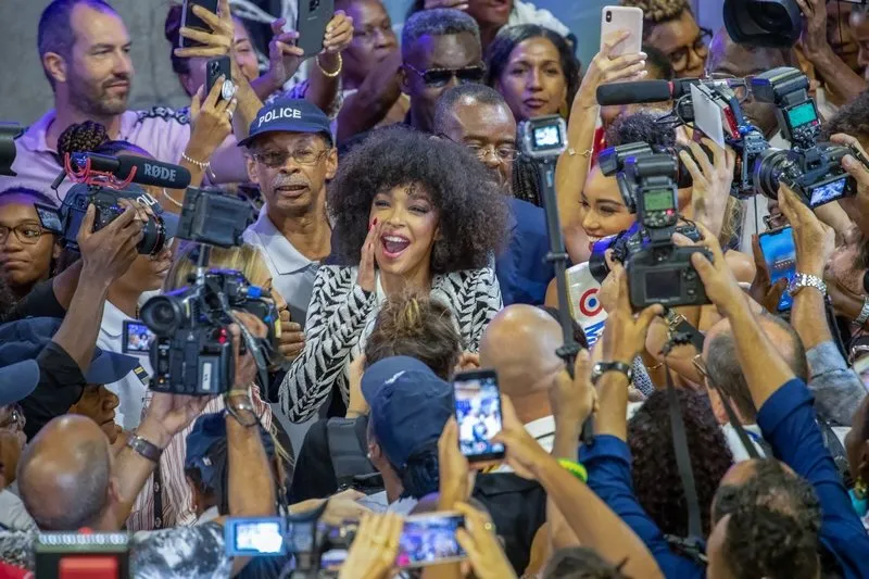 miss france 2020 returns to homeland in guadeloupe