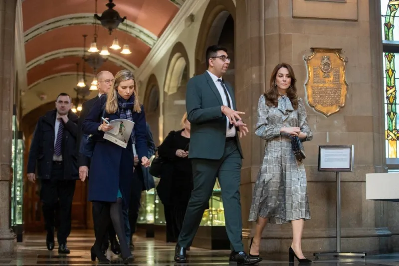 royal visit to bradford - uk