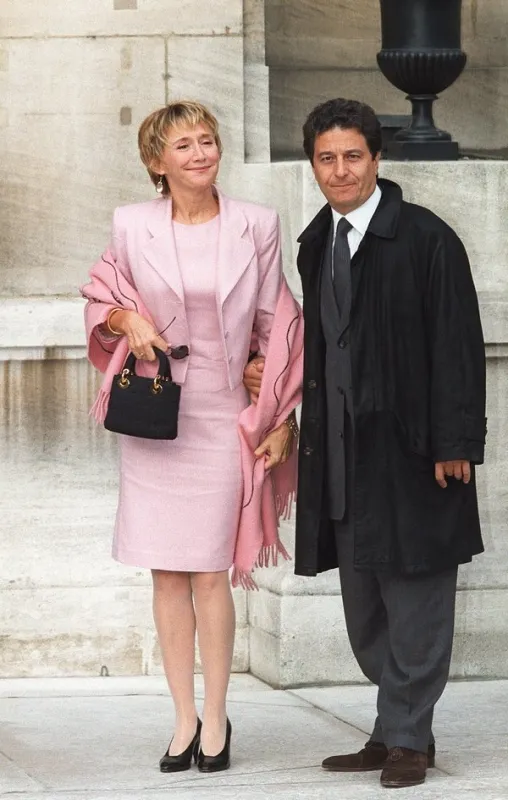 mariage civil de michel sardou et anne-marie périer