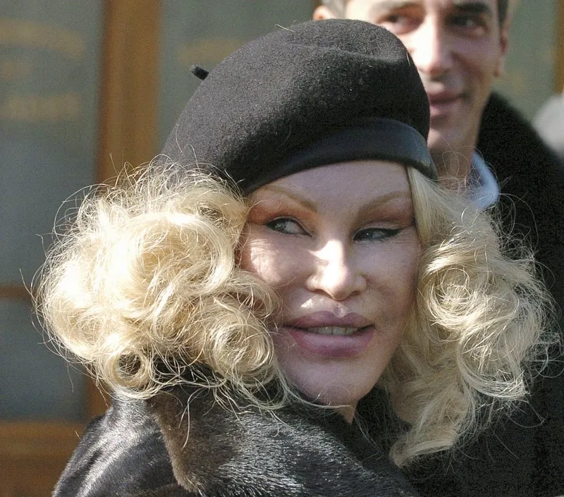 jocelyn wildenstein 'shows her face' in soho, new york city, ny, usa, on march 4, 2005 photo by frank ross abaca