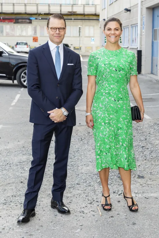 royals visit an artist organization - stockholm