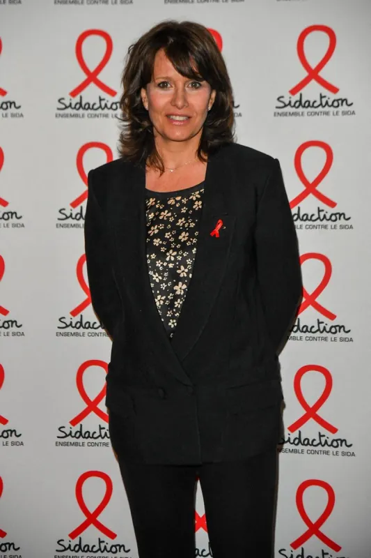 carole rousseau attends the sidaction 2019 photocall at salle wagram on march 18, 2019 in paris, france photo by shootpix abacapresscom , 675416 011 paris france