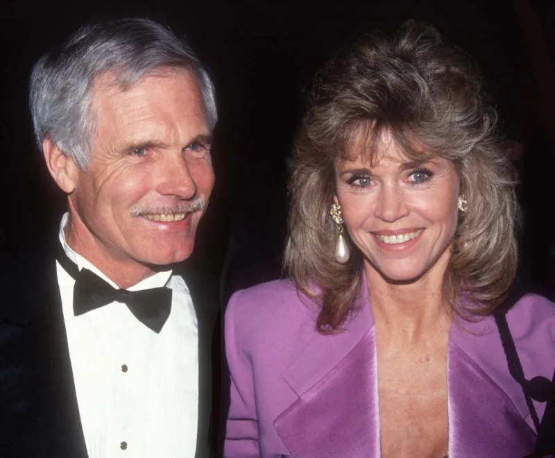 ted turner and jane fonda on 1991 photo by john barrett photolink everett collection  abacapresscom <motcle99> file archives file picture press photographer journalist media < motcle99>