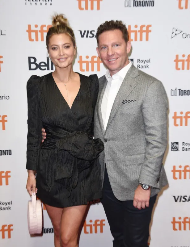holly valance, nick candy arriving to the obituary of tunde johnson premiere at the 2019 toronto international film festival in toronto, on, canada, september 8, 2019 photo by imagespace media punch instarimages abacapresscom , 698884 018 toronto canada