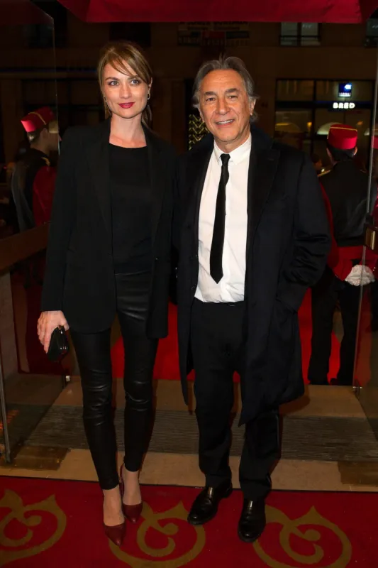 richard berry and his wife pascale louange attending the 'gala d'enfance majuscule', a charity to fight child abuse, at salle gaveau in paris, france on march 10, 2014 photo by laurent zabulon abacapresscom , 437802 053 paris f france