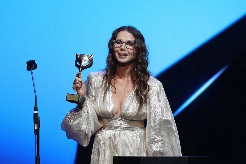 actress victoria abril at 8th edition of feroz awards in madrid, spain on 02 march 2021 photo by sergio r moreno gtres abacapresscom , 757788 006 madrid espagne spain