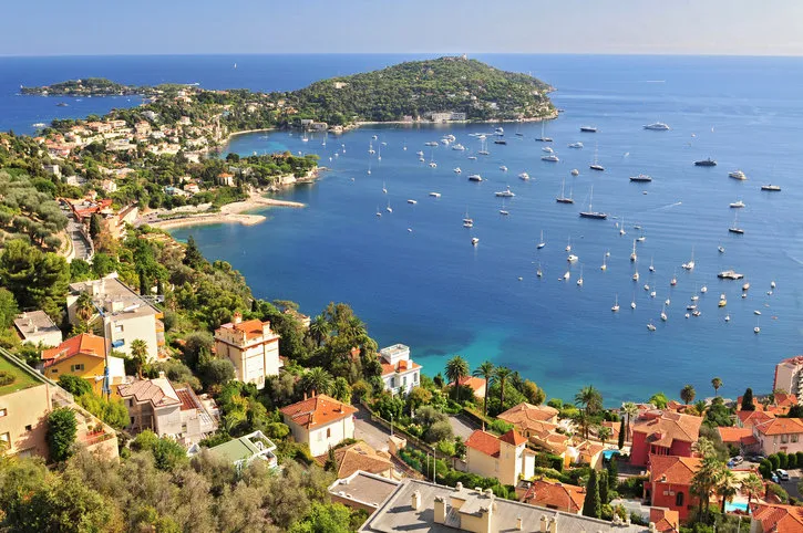 the famous perched village of saint jean cap ferrat europe, france, alpes maritimes